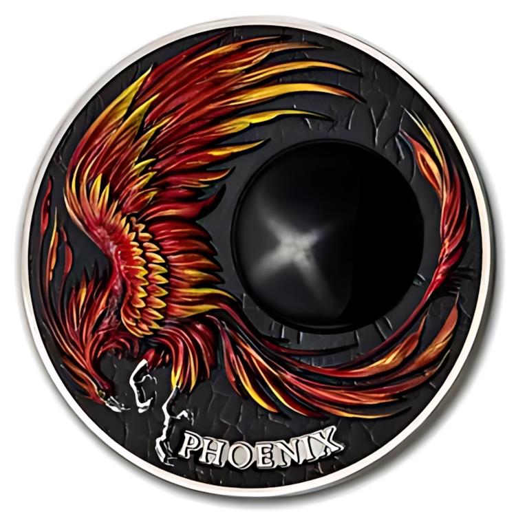 2023 ガーナ共和国 2 オンス シルバー クロニクル オブ ファイア: フェニックス