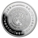 2022 ニウエ 1 オンス シルバー $2 遊戯王ゲームフリップコイン25周年BU