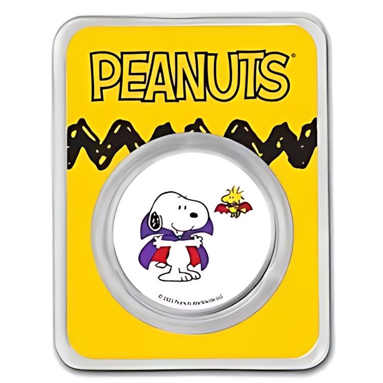 Peanuts? スヌーピー、ウッドストック ヴァンパイア コスチューム 1 オンス カラーシルバー