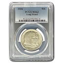 1936 年ロングアイランド 300 周年記念ハーフダラー MS-63 PCGS