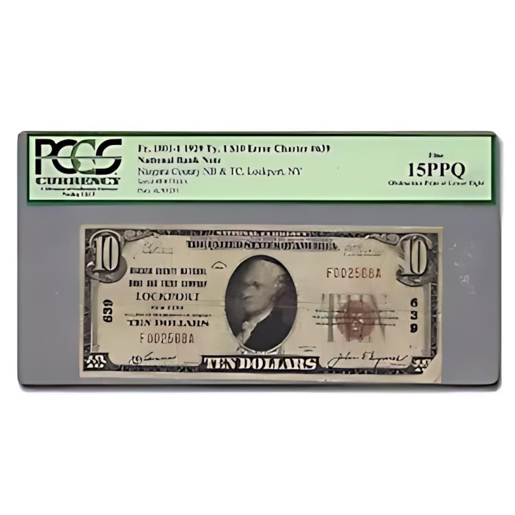 1929  1 $10 åݡȡ˥塼衼 F-15 PCGS (Fr#1801-1) CH#639顼