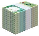 カタール 1 リヤル、2022、P-32a.2、UNC X 1000 PCS レンガ