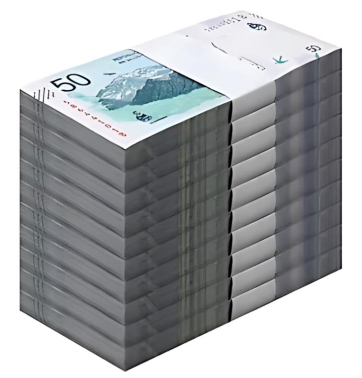 アルゼンチン 50 ペソ、2018 ND、P-363a.2、UNC X 1000 PCS レンガ