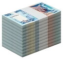 スリランカ 50 ルピー、2006、P-110f、UNC X 1000 PCS レンガ