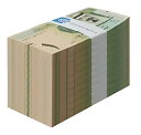 サウジアラビア 1 リヤル、2016 (AH1438)、P-31d、UNC X 1000 PCS レンガ