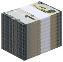 アゼルバイジャン 1 マナト、2020、P-38、UNC X 1000 PCS レンガ
