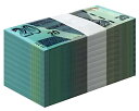 ジンバブエ 20 ドル、2020、P-104、UNC X 1000 PCS レンガ