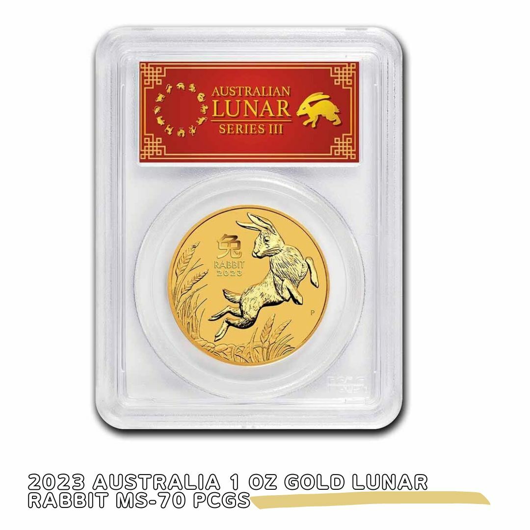 ʼݾڽա2023 Australia 1 oz Gold Lunar Rabbit MS-70 PCGS 10005867