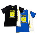 【夏物セール】 男の子 新幹線 プリント 半袖 Tシャツ ベビー キッズ ジュニア 子供 綿100% バックプリント ドクターイエロー ブラック ブルー イエロ...