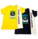 【夏物セール】 男の子 新幹線 プリント 半袖 Tシャツ ベビー キッズ ジュニア 子供 綿100% バックプリント はやぶさ イエロー ネイビー グリーン 春...
