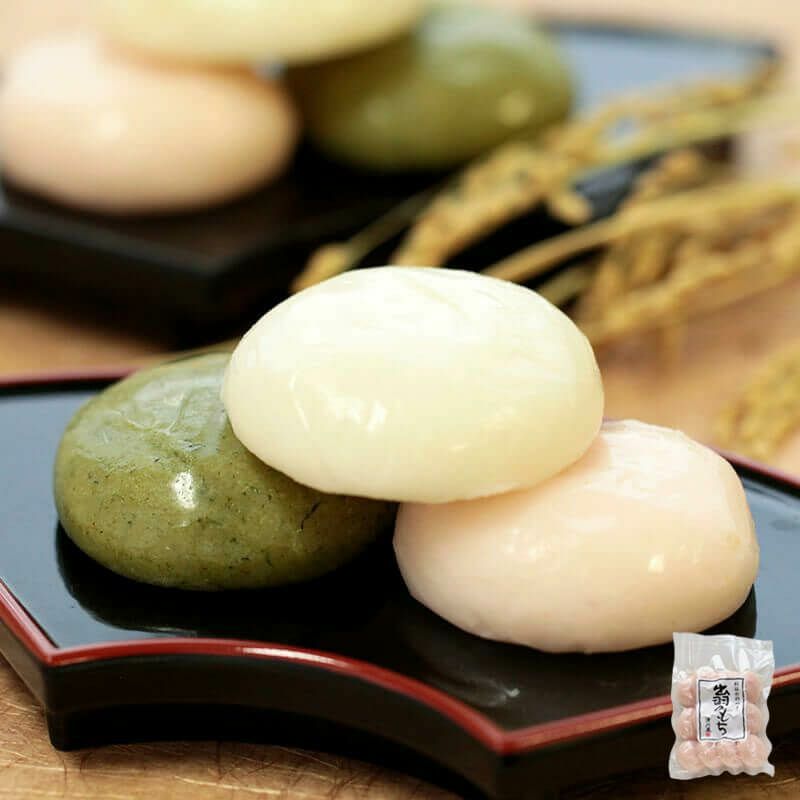 出羽のもち 紅花 1袋 ( ピンクのお餅 山形県産 ベニバナ使用 高級 選べる 丸餅 角餅 切り餅 無添加 国..