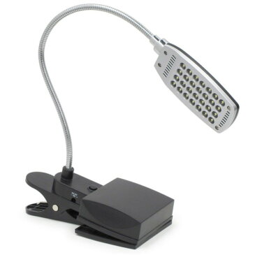 【送料無料】28灯LEDクリップライト USB&単3型電池4本 2電源対応 卓上LEDライト デスクスタンドライト スタンドライト