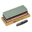【送料無料】2枚両面砥石 両用 ゴム台 補助具 滑り止め台座 #400 #1000 #3000 #8000【プロ 家庭用 キッチン工具 鎌砥石 包丁仕上げ 包丁...