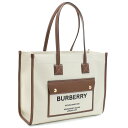 バーバリー トートバッグ（レディース） バーバリー BURBERRY 8044138 トートバッグ NATURAL-TAN ホワイト系 ブラウン系 レディース bh