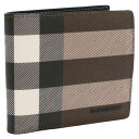 バーバリー BURBERRY 8052802 二つ折り財布 小銭入れ付き DARK BIRCH BROWN ブラウン系 マルチカラー メンズ bh