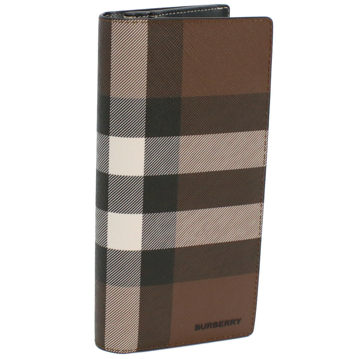 バーバリー BURBERRY 8052803 長財布 小銭入れ付き DARK BIRCH BROWN ブラウン系 マルチカラー メンズ bh