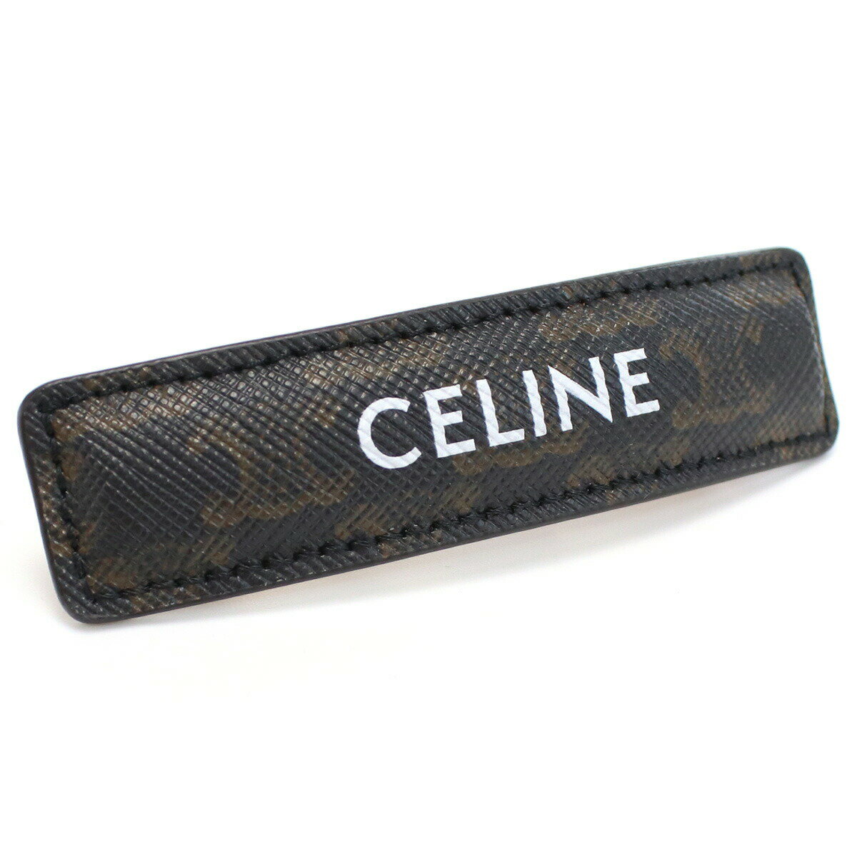 セリーヌ バレッタ セリーヌ CELINE 46Z96 バレッタ ヘアアクセサリー 髪留め GOLD-TAN ブラウン系 レディース bh