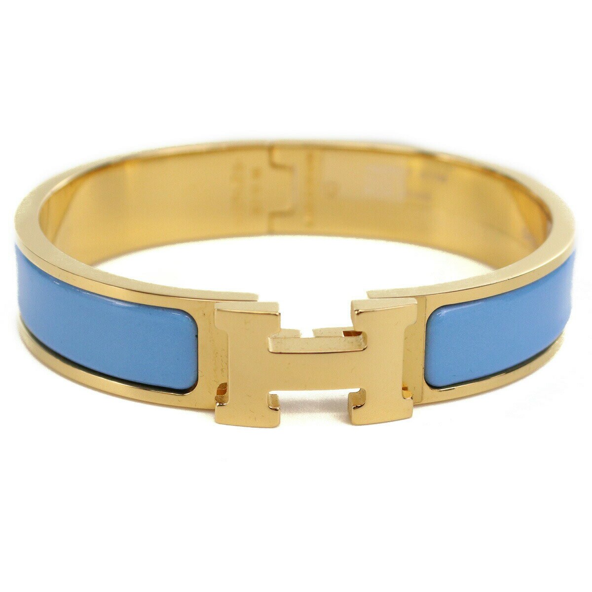 エルメス HERMES クリックアッシュ 700001F PM バングル ブルー ブルー系 レディース bh