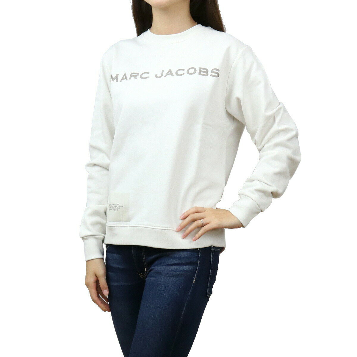 マーク・ジェイコブス MARC JACOBS C604C05PF21 スウェット トレーナー CHALK ホワイト系 レディース bhのサムネイル