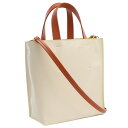 マルニ MARNI SHMP0040Q0 レディース トートバッグ 肩掛け可能 レザー 本革 ホワイト イエロー Z637V 仕事 通勤 カジュアル デート シ...
