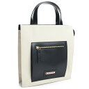 マルニ MARNI SHMP0068Q0 レディース トートバッグ コットン レザー 本革 ホワイト ブラック ZN015 仕事 通勤 カジュアル デート ポケ...