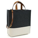マルニ MARNI SHMPV01Q00 レディース トートバッグ 肩掛け可能 ウール ナイロン グレー ホワイト ZO281 仕事 通勤 カジュアル デート ...