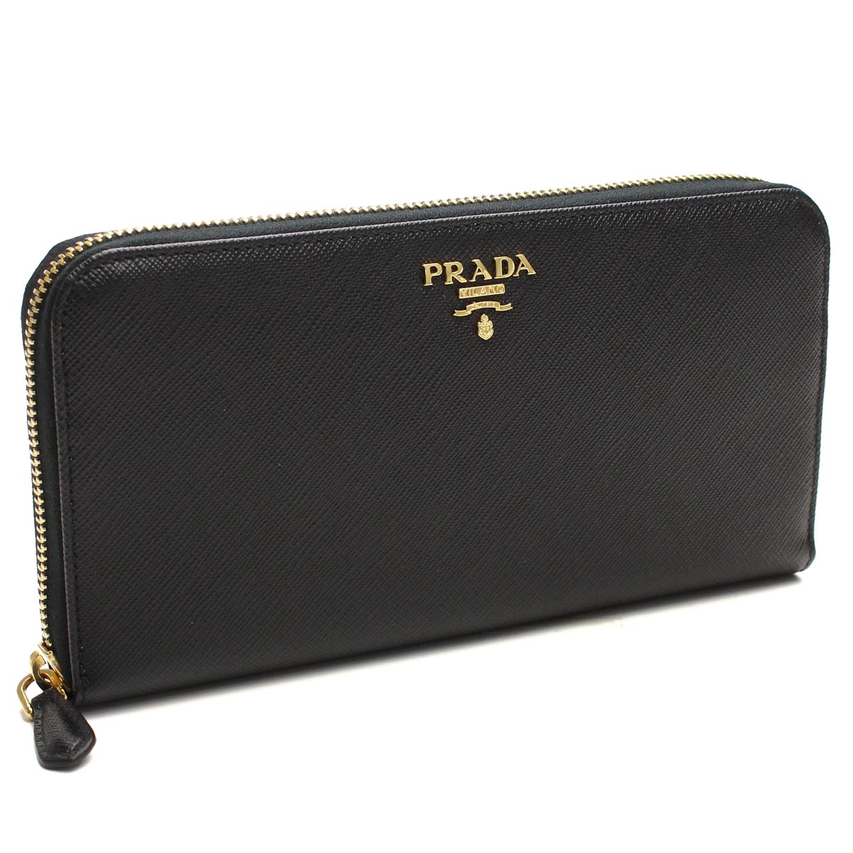 プラダ 長財布 レディース プラダ PRADA 1ML506 長財布 ラウンドファスナー NERO　ブラック レディース bh