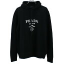 プラダ プラダ PRADA UMB316 メンズ パーカー フーディー バージンウール カシミヤ ブラック BLACK F0002 イタリア bh