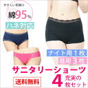 サニタリーショーツ セットお得な4枚セット サニタリーショーツ ナイト用入り(生理用ショーツ 夜用セット)昼用サニタリーリニューアルしました