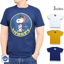 BUZZ×PEANUTS半袖Tシャツ「U.S.Air Force TYPE A-2」 BUZZ RICKSON 039 S BR79049 バズリクソンズ スヌーピー new