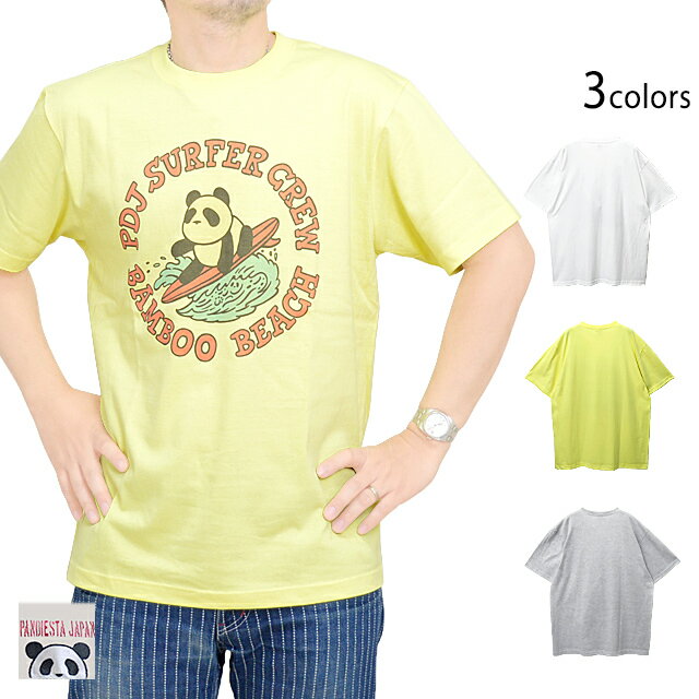 PDJ SURFER半袖Tシャツ PANDIESTA JAPAN 582874 パンディエスタジャパン パンダ サーフ