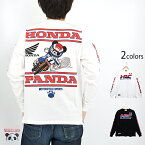 HONDA×PANDIESTA DARTTRACK RACEロングTシャツ PANDIESTA JAPAN 592503 パンディエスタジャパン パンダ 本田技研工業[new]