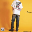 HONDA×PANDIESTA Monkey Z50J半袖Tシャツ PANDIESTA J