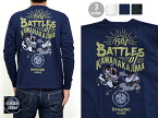 川中島の戦い長袖Tシャツ SJSLT16-101 サムライジーンズ 日本製 SAMURAI JEANS 和柄 和風 ロングTシャツ