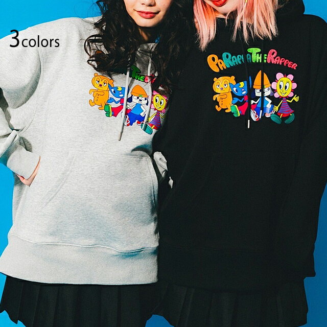 パラッパラッパー ベストフレンズフーデッドパーカー サクラスタイルセレクション 141203 ゆったりめ ユニセックス[new]