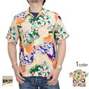 半袖アロハシャツ SPECIAL EDITION ALOHA BY KING SMITH「KIMONO DESIGN」 SUN SURF サンサーフ SS38675