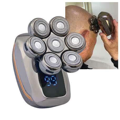 ヒゲ削り感覚で手軽にスキンヘッドのお手入れ!