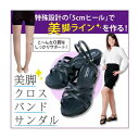 特殊設計の「5cmヒール」で美脚ラインを作る