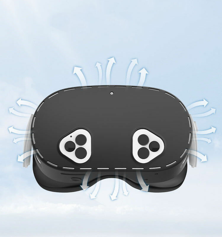 Meta Quest 3s シリコン素材 メタクエスト3s VR・MRヘッドセット 保護 ケース カバー シリコン 保護ケース VR・MRヘッドセット オキュラス 耐衝撃 傷防止 取り付け簡単 耐衝撃ケース ソフトケース