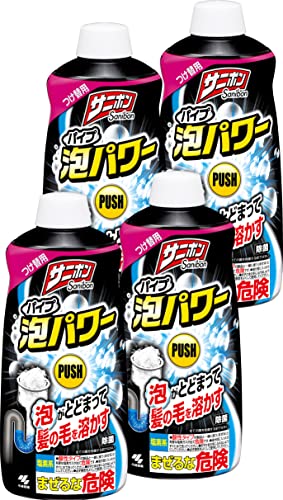 サニボン 【まとめ買い】 パイプ泡パワー 泡がとどまって髪の毛を溶かす 排水口 パイプクリーナー 排水..