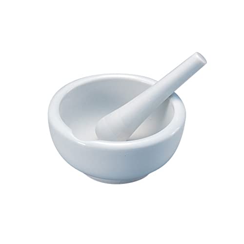 乳鉢(瀬戸物)乳棒付 90MM 松吉医科器械 08-2660-02