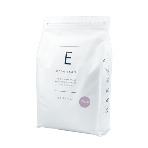 BASSPA エプソムソルト 選べる10種類の香り 硫酸マグネシウム 入浴剤 計量スプーン付き (3kg, ラベンダー)のサムネイル