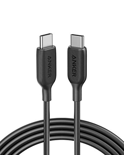 Anker PowerLine III USB-C & USB-C 2.0 ケーブル (1.8m ブラック) 超高耐久 60W USB PD対応 iPhone 16..
