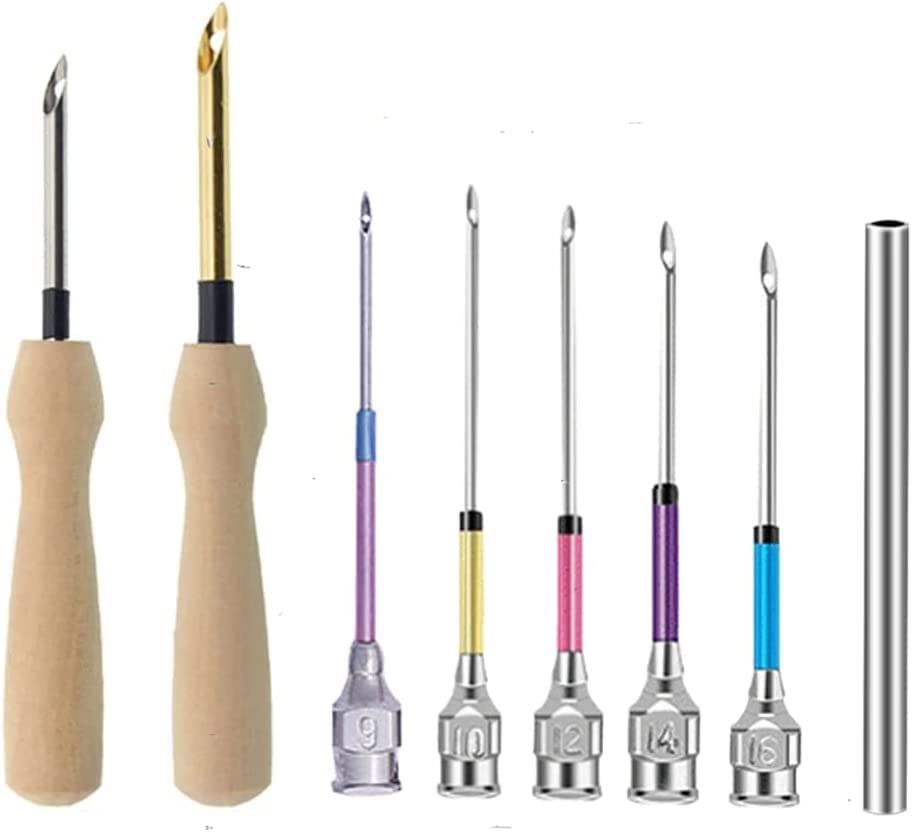 YFFSFDCニードルパンチ 針 刺しゅう針 キット 刺繍セット 7点セット刺繍ペン 刺繍ツール DIY 縫製ツー..