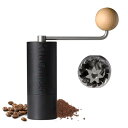 KINGrinder P2 軽量型手挽きコーヒーミル 均一性に優れるコニカル式金属刃 ドリップ向け 容量20g