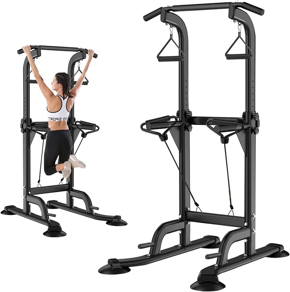 BosClub ぶら下がり健康器 懸垂マシン チンニング 土台八の字型 高安定性 10段階調整 最高210cm 耐荷重..
