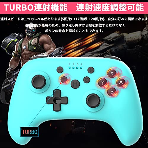 FONLAM Switch対応 コントローラー ミニ 小サイズコントローラー Switch2/OLED/Liteも対応 PCに有線対応 スリープ解除 Bluetooth接続 mini ゲームコン 女性、子供、手が小さい方にデザイン (ホワイト)