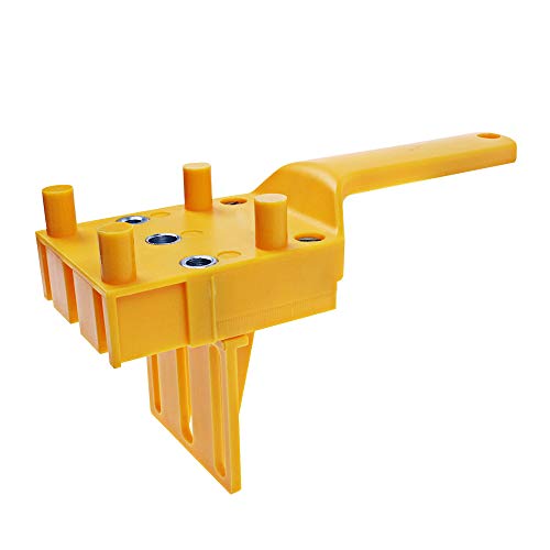 タボ継ぎ用ジグ ハンドヘルド 6mm 8mm 10mm ホールソー ドリルガイド 適する ダウエル ドリル 木工DIY..