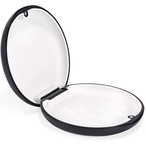 Annhua マウスピースケース リテーナーケース マグネット開閉 軽量 防水マウスピース入れ 多機能 矯正ケース 部分入れ歯ケース 歯の矯正 まうすぴーすけーす 携帯用 まうすぴーす おしゃれ 防塵 持ち運び 滑り止め ブラック