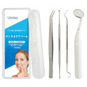 Watles 歯石除去キット 歯石取り LED歯鏡 スケーラー 歯石取り器具 歯用ツール (4本セット)